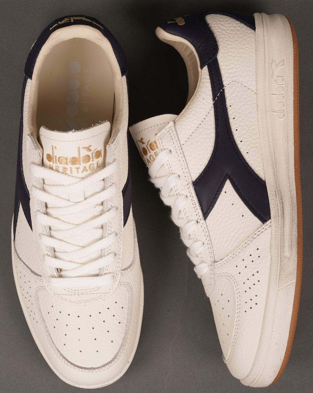 Diadora B Elite Domino Sneaker Weiß/Peacoat