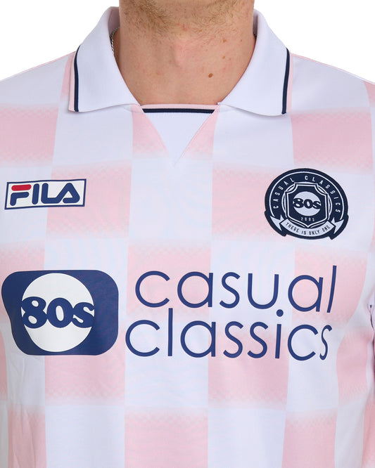 Fila Vintage Fila x 80sCC 20th Anniversary Football Shirt White / Pink
