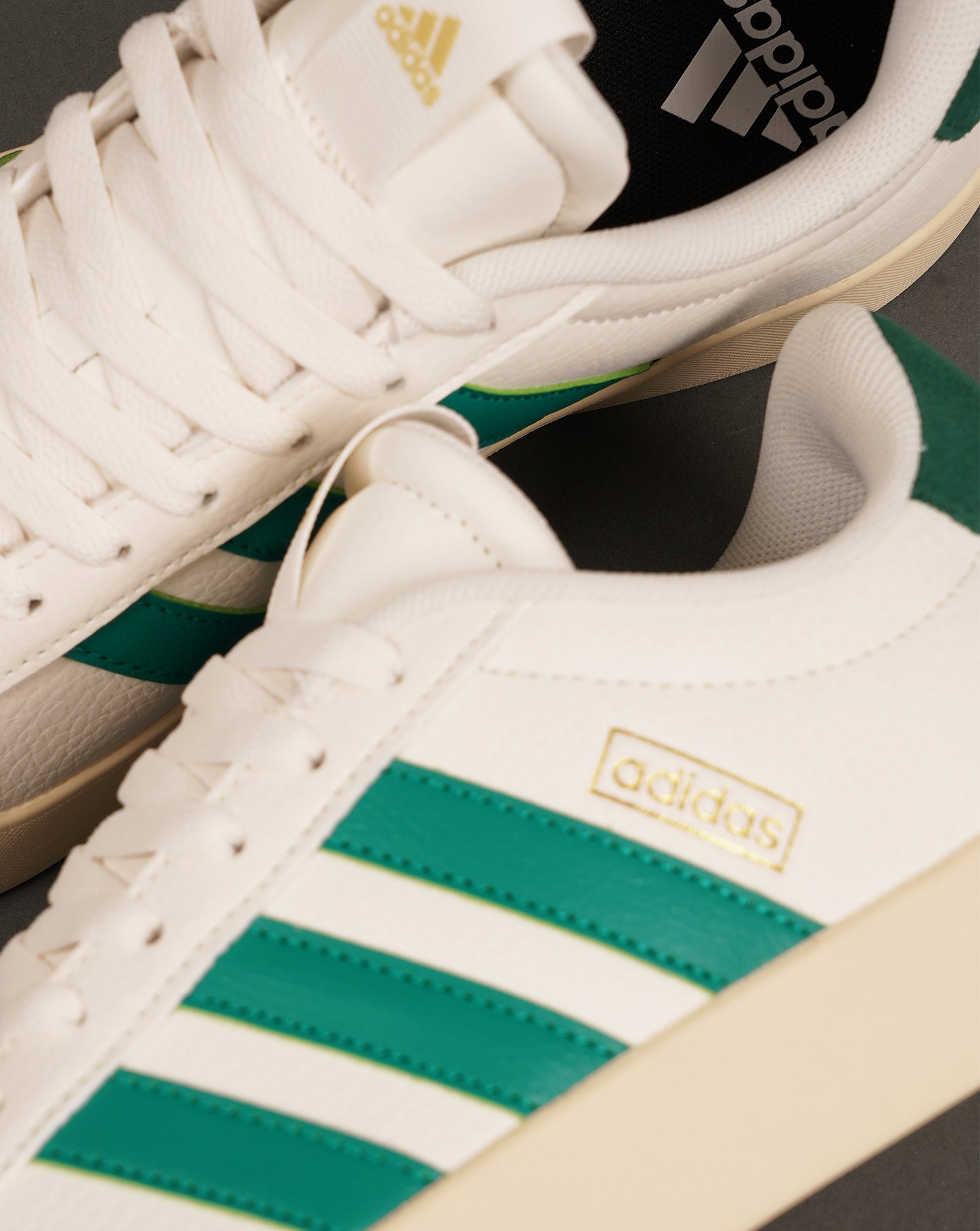 Adidas VL Court 3.0 Trainers Chalk White/Green