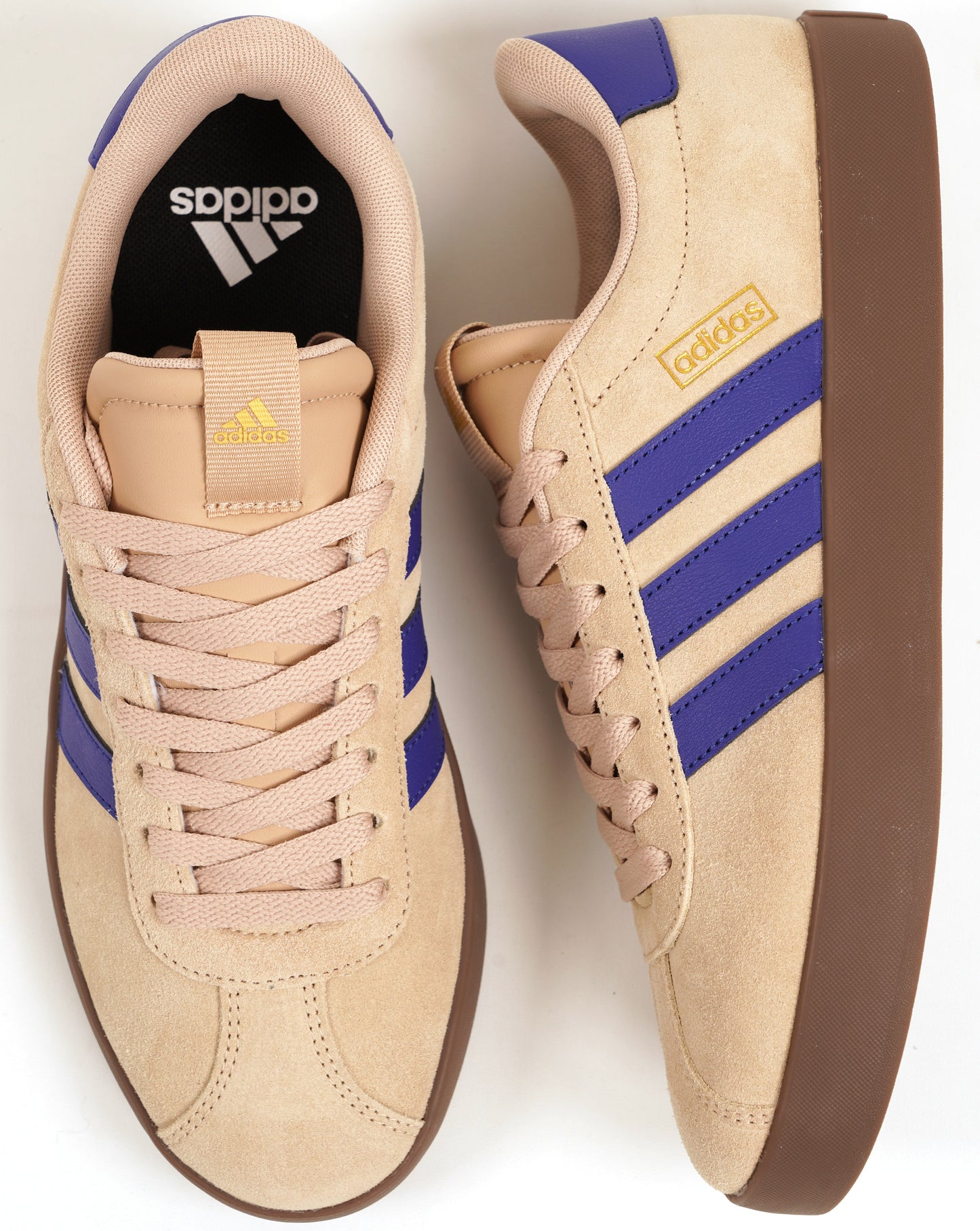 Adidas VL Court 3.0 Trainers Sand/Lucid Blue