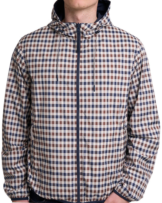 Aquascutum Aquascutum Badge Reversible Hooded Sailor Jacket Navy