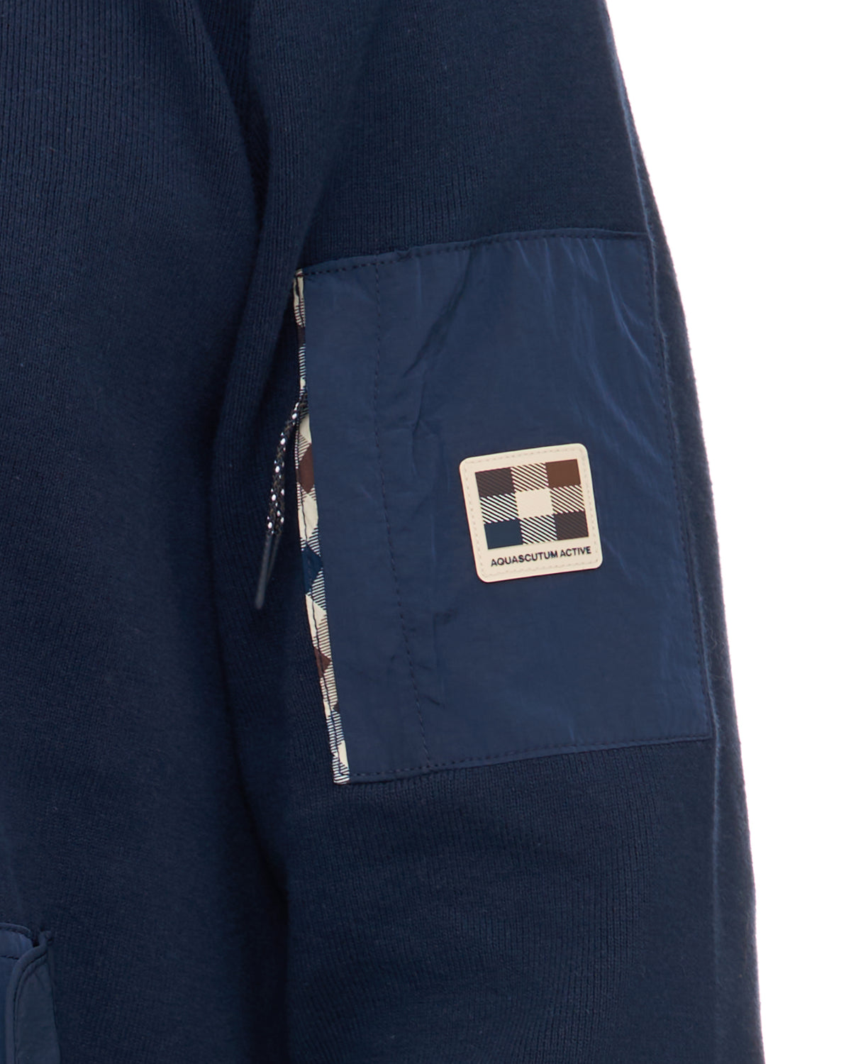 Aquascutum Cotton Knit FZ Jumper Navy