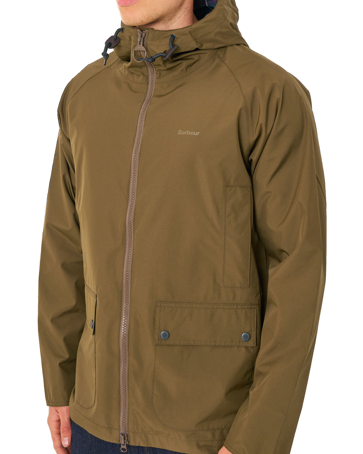 Barbour Domus Waterproof Jacket Dark Sand