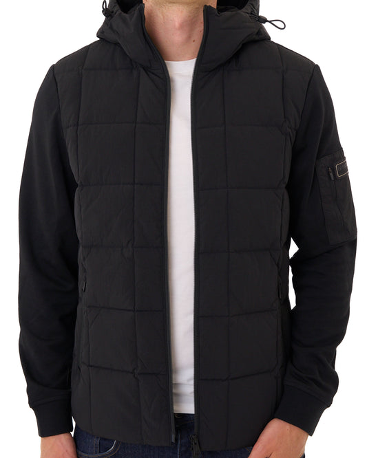Barbour International Barbour International Tanfield Quilted Sweat Black