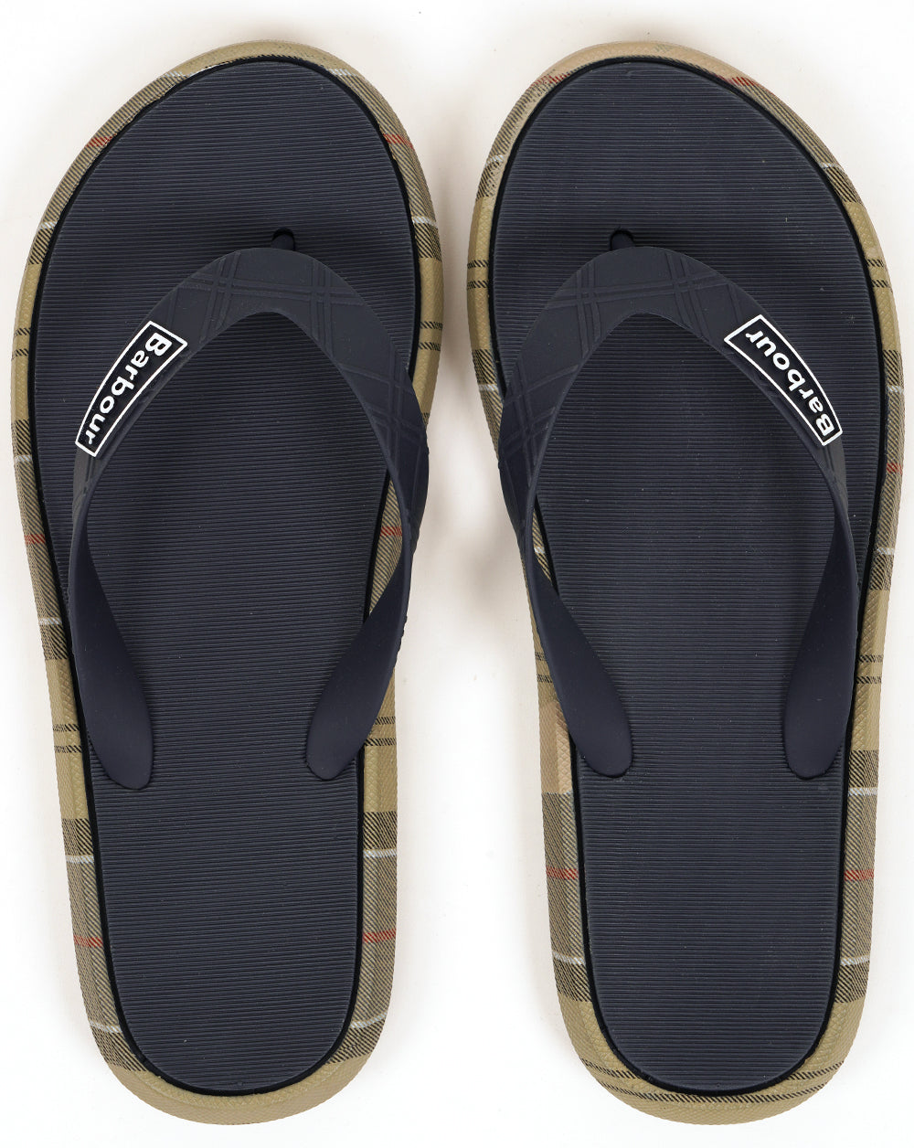 Barbour Oakdale Sandals Navy/Dress Tartan