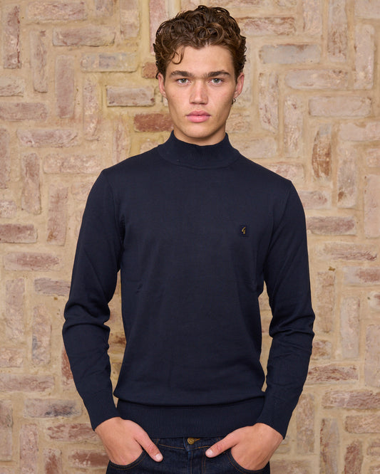 Gabicci Vintage Gabicci Vintage Duke Rollkragenpullover, Marineblau