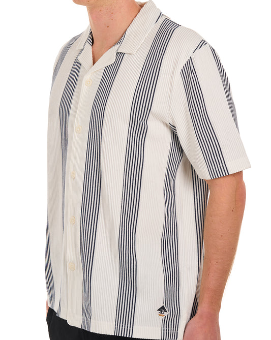 Ben Sherman Ben Sherman STRUKTURIERTES TRIKOTS-SHIRT Schneewittchen