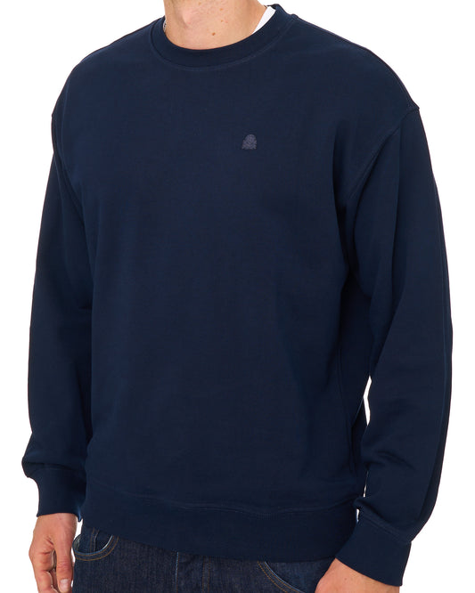 Benetton Benetton Relaxed Fit Sweatshirt Navy Tonal
