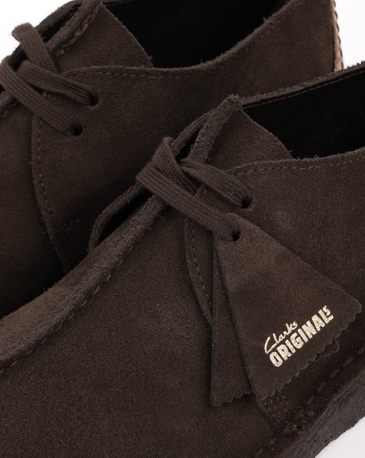 Clarks Originals Clarks Originals Desert Trek Shoes Dark Brown