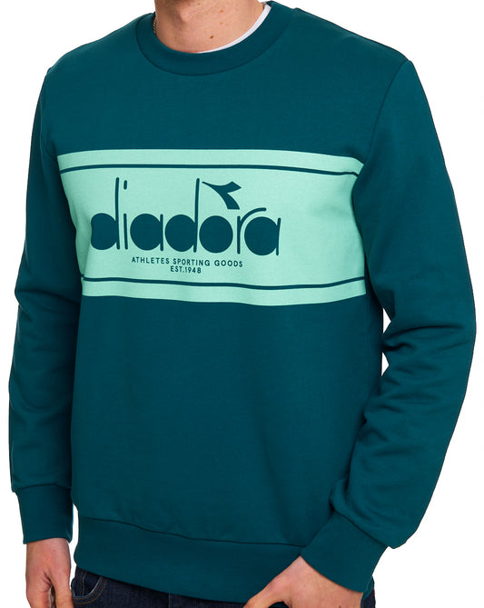 Diadora Diadora Logo Sweatshirt Fichtengrün