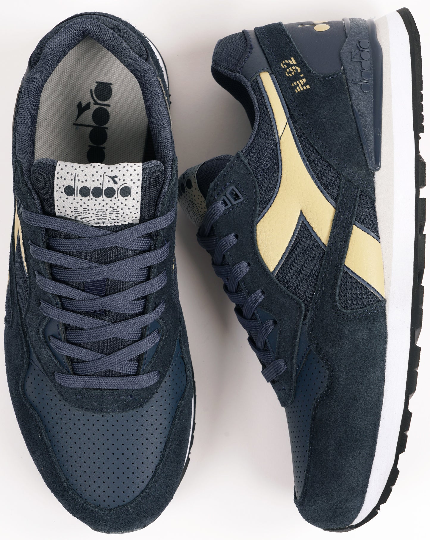 Diadora N92 Advance Trainers Dark Navy/Sand