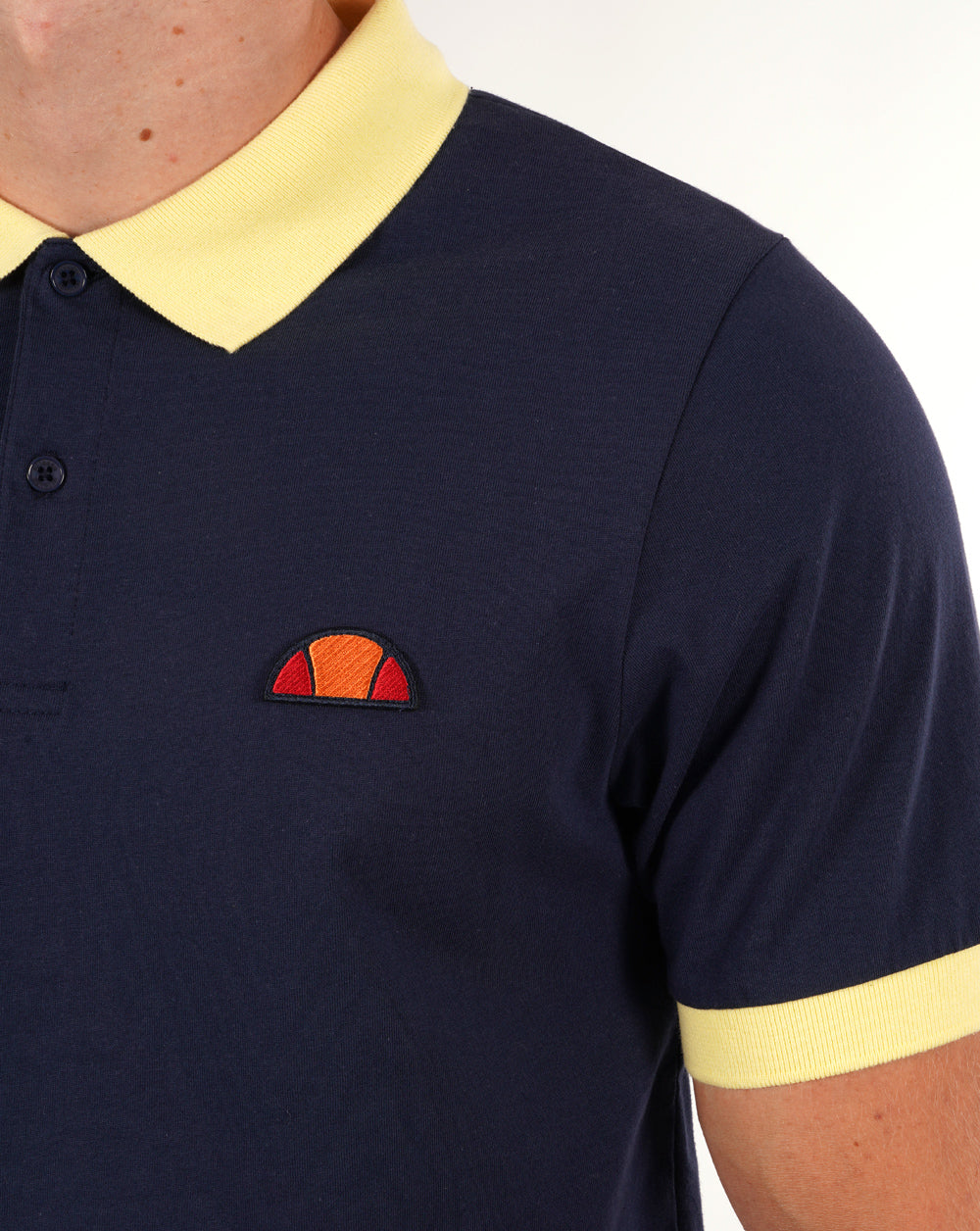 Ellesse Lessepsia Polo Shirt Navy / Yellow