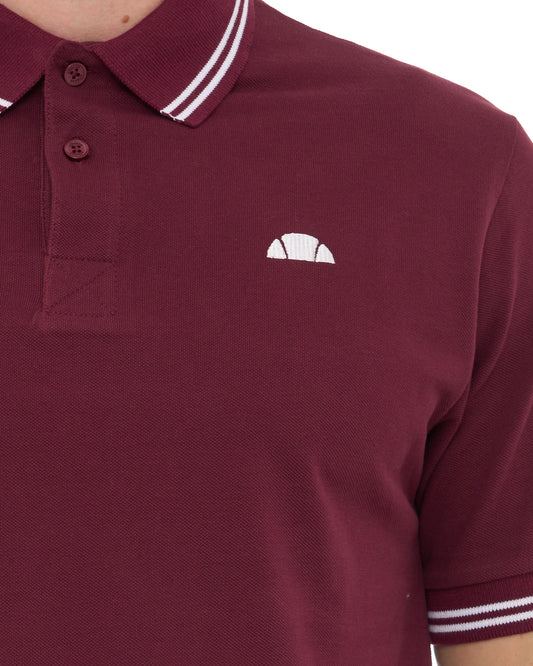 Ellesse Ellesse Lioran Polo Shirt Burgundy