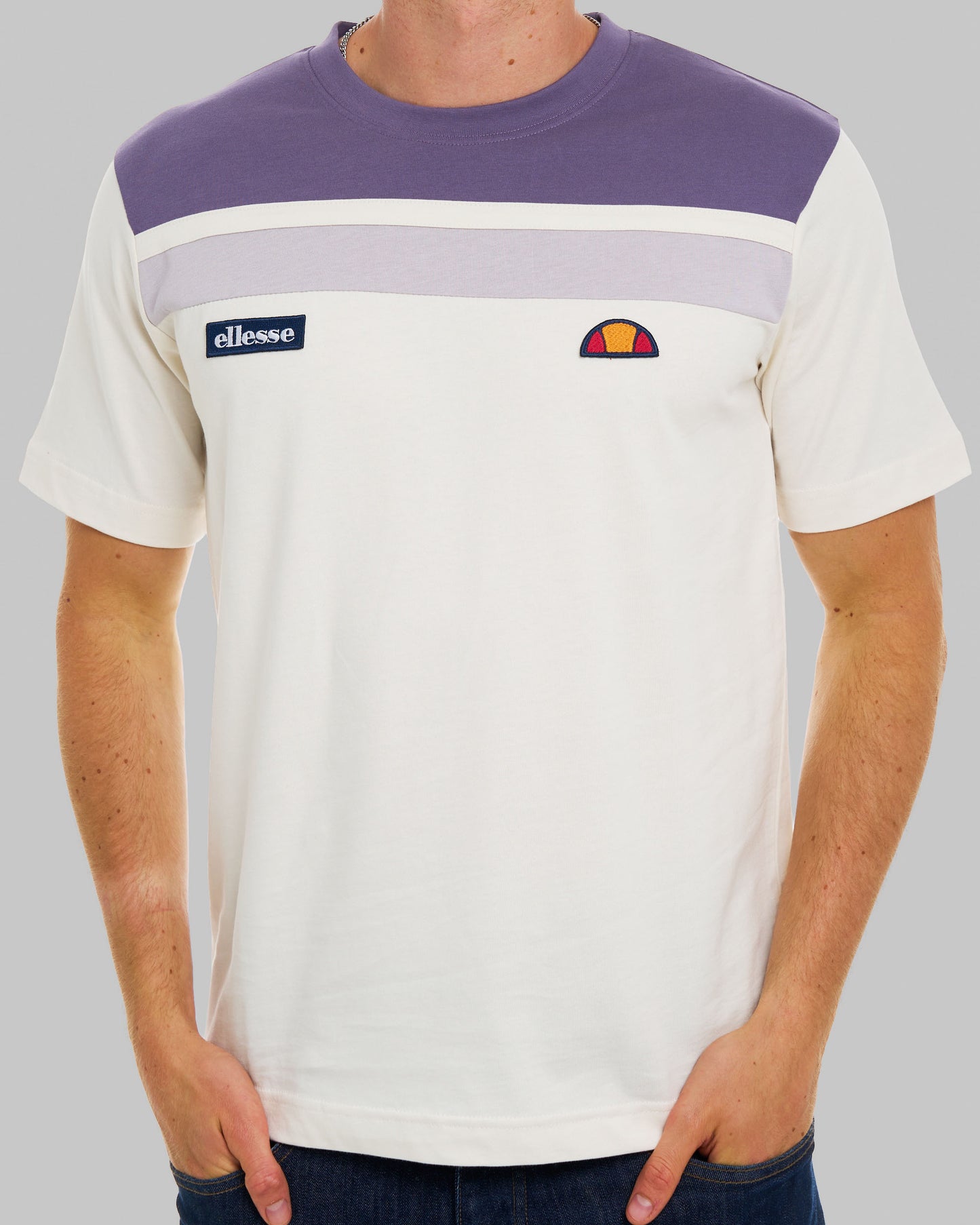 Ellesse Vignola T-Shirt Off White/Lilac