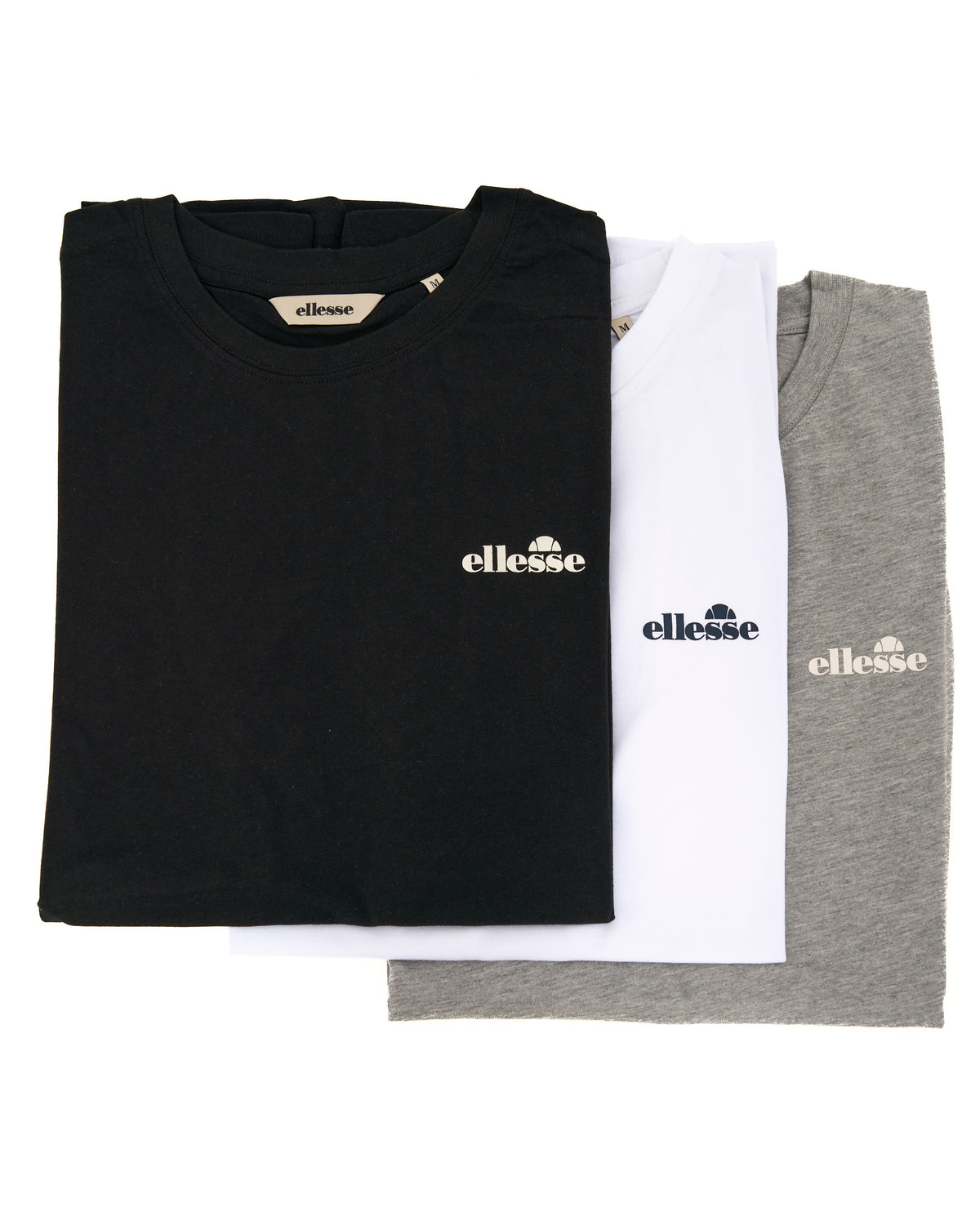 Ellesse Zivola Triple Pack Tees Multi