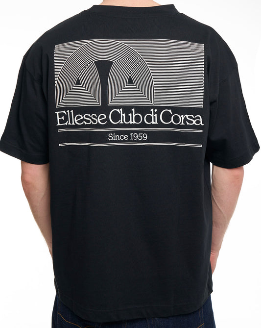 Ellesse Ellesse Club Di Corsa T-Shirt Schwarz