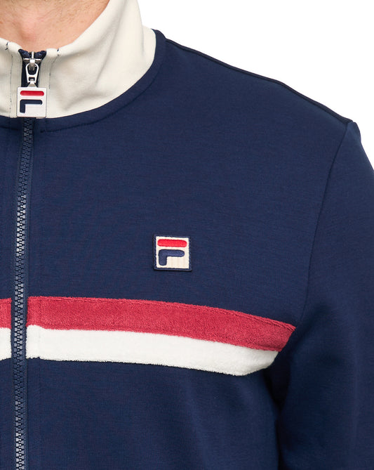 Fila Vintage Fila Vintage Enrico Track Top Navy
