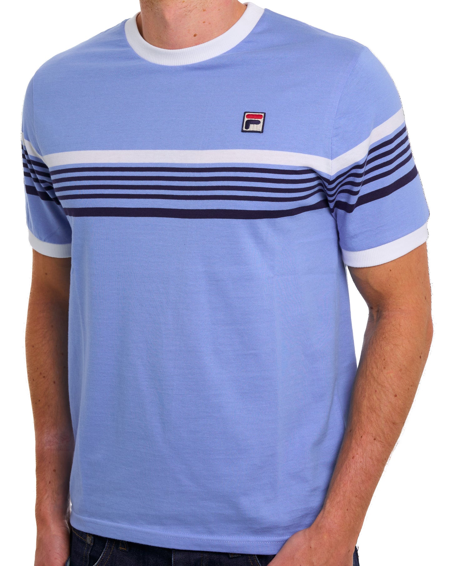 Fila Vintage James T-Shirt Vista Blau