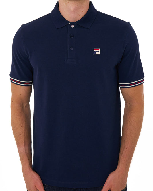 Fila Vintage Fila Vintage Omari Poloshirt, Marineblau