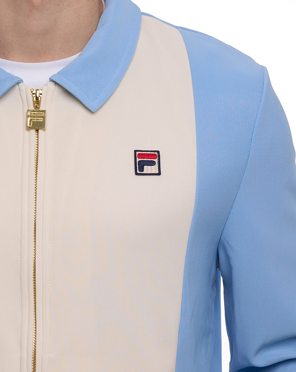 Fila Vintage Tommaso Track Top Hellblau/Gardenia