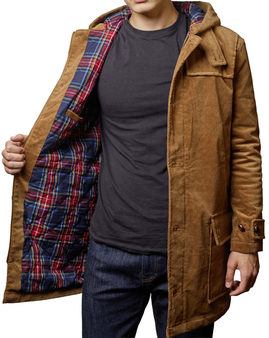 Gabicci Vintage Gabicci Vintage Chuck Corduroy Duffle Caramel