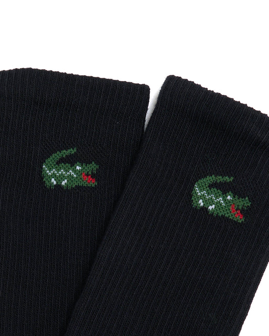 Lacoste Lacoste 3 Pack Sports Socks Black