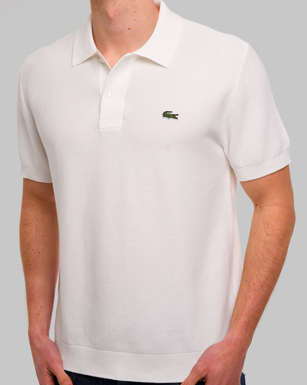 Lacoste Strickpolo Mehl