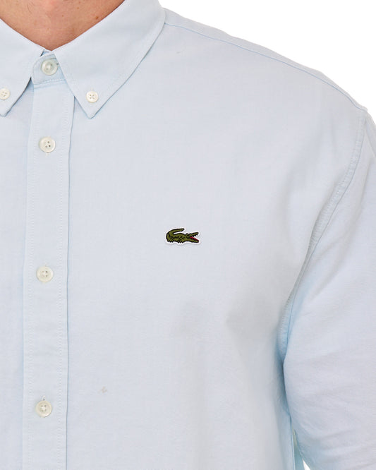 Lacoste Lacoste Regular Fit Oxford Shirt Light Blue