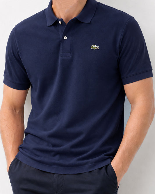 Lacoste Lacoste Classic Fit Strickpolo, Marineblau