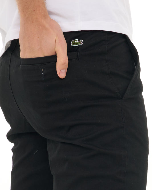 Lacoste Lacoste Slim Fit Chino Pants Black