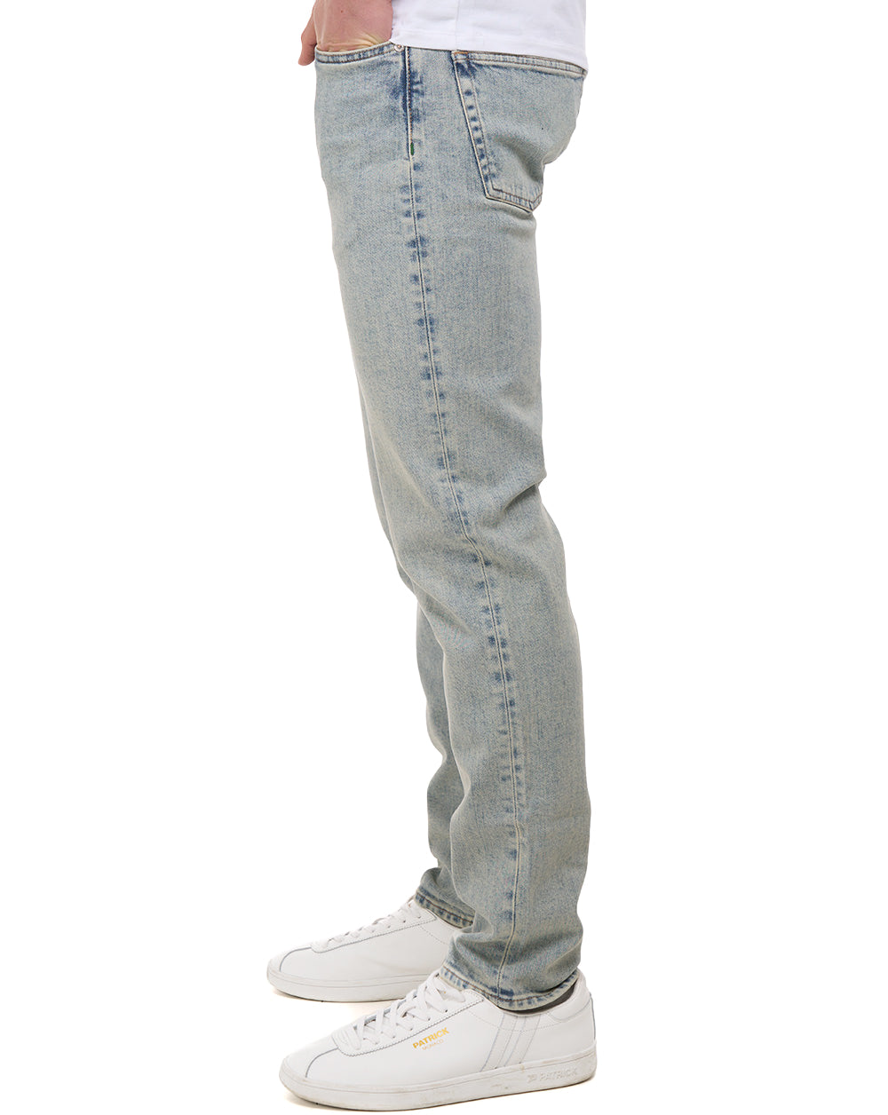 Lacoste Slim Fit Indigo Jeans Washed Bleach