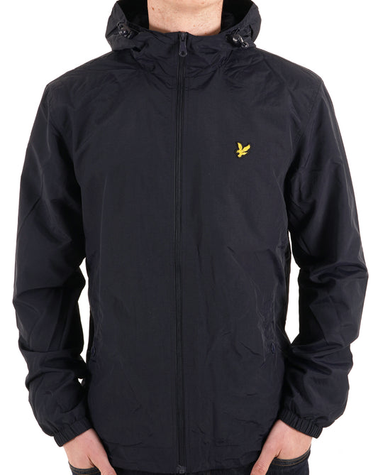 Lyle And Scott Lyle And Scott – Durchgehende Kapuzenjacke mit Reißverschluss in Marineblau