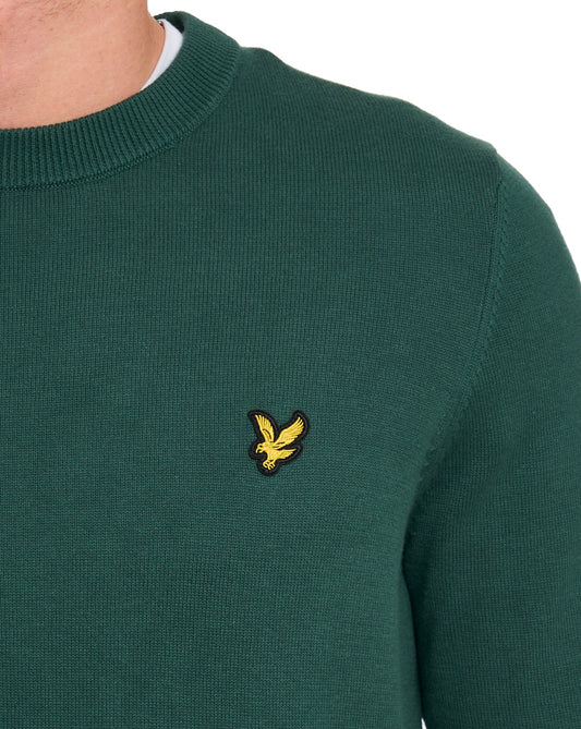 Lyle And Scott Lyle & Scott Baumwollpullover mit Rundhalsausschnitt, Everglades