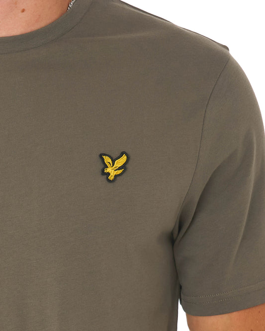 Lyle And Scott Lyle & Scott T Shirt Khaki Ash