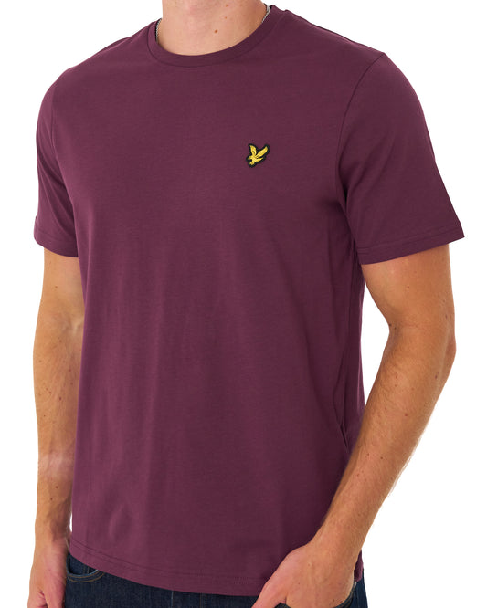 Lyle And Scott Lyle & Scott T Shirt Noir Plum