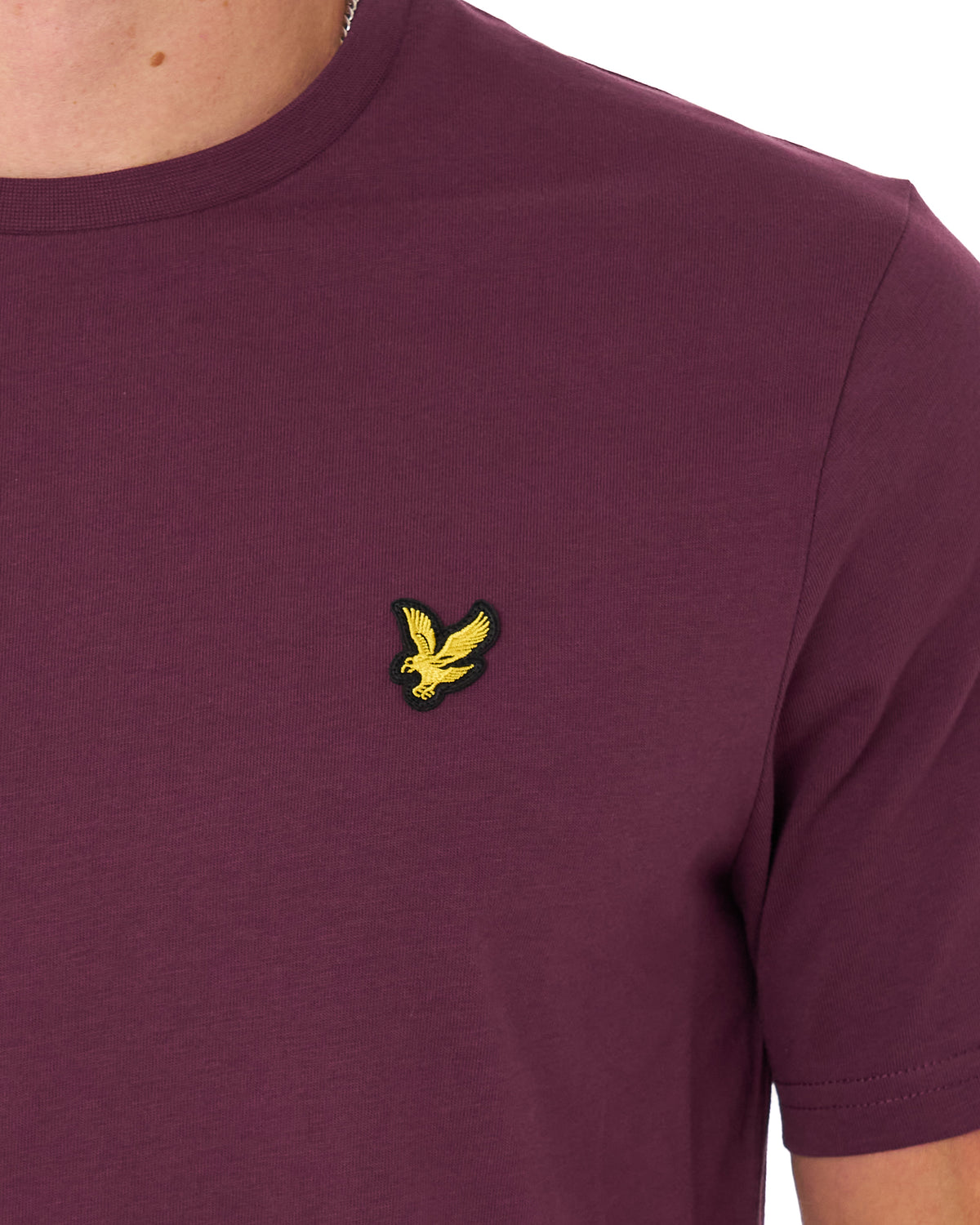 Lyle & Scott T Shirt Noir Plum
