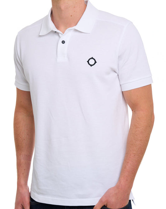 Ma.Strum MA.STRUM Pique Polo Optic White