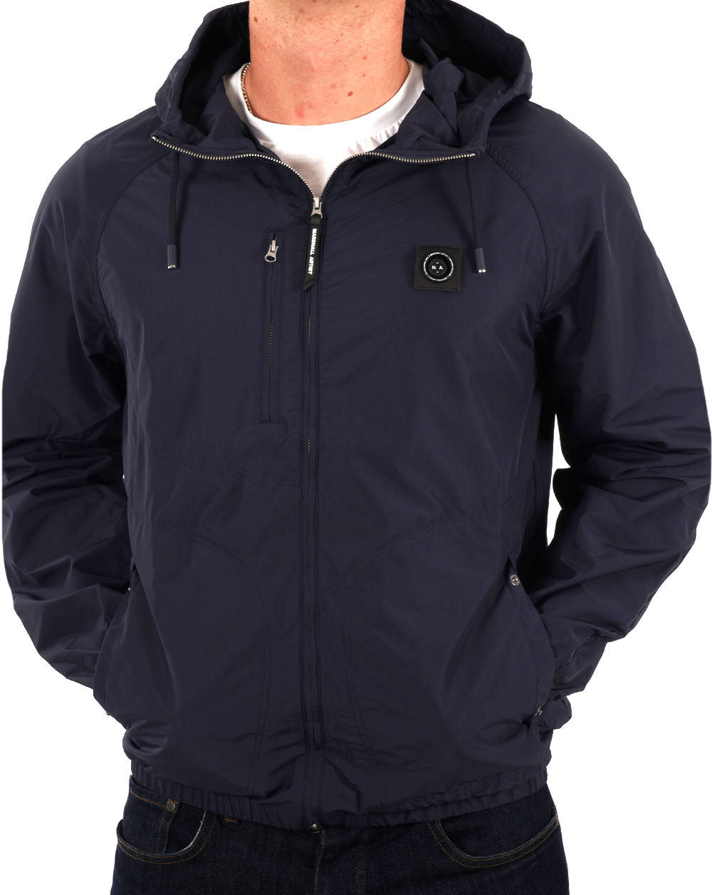 Marshall Artist Fairfax Kapuzenjacke Marineblau