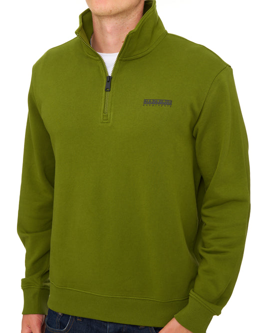 Napapijri Napapijri Small Box Half Zip Sweat Avocado Green