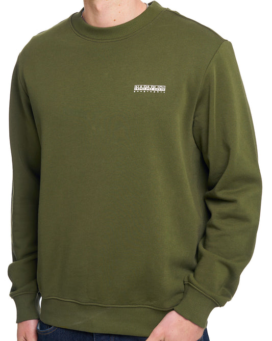 Napapijri Napapijri Small Box Sweatshirt Dunkeloliv