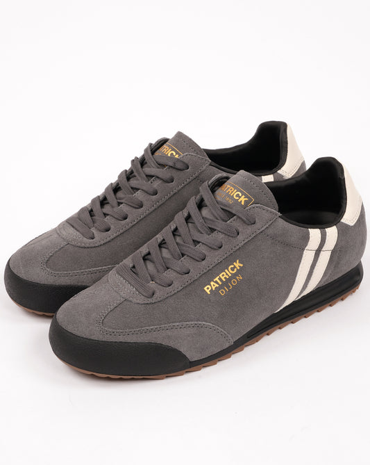 Patrick Patrick Dijon Trainers Charcoal/Off White