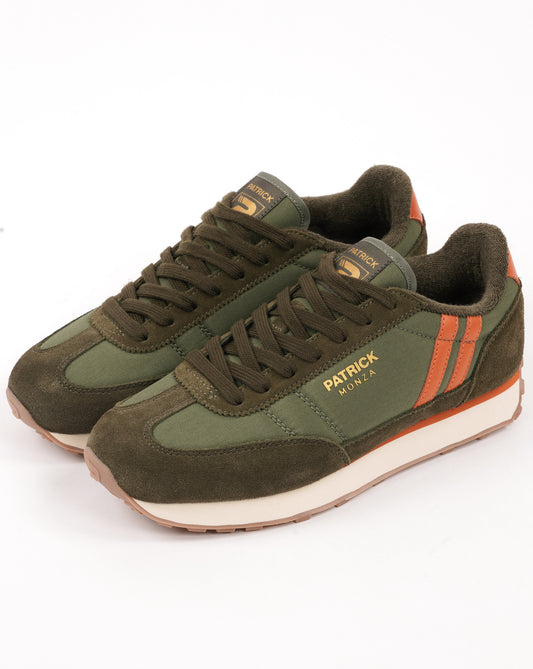 Patrick Patrick Monza Trainers Khaki/Orange