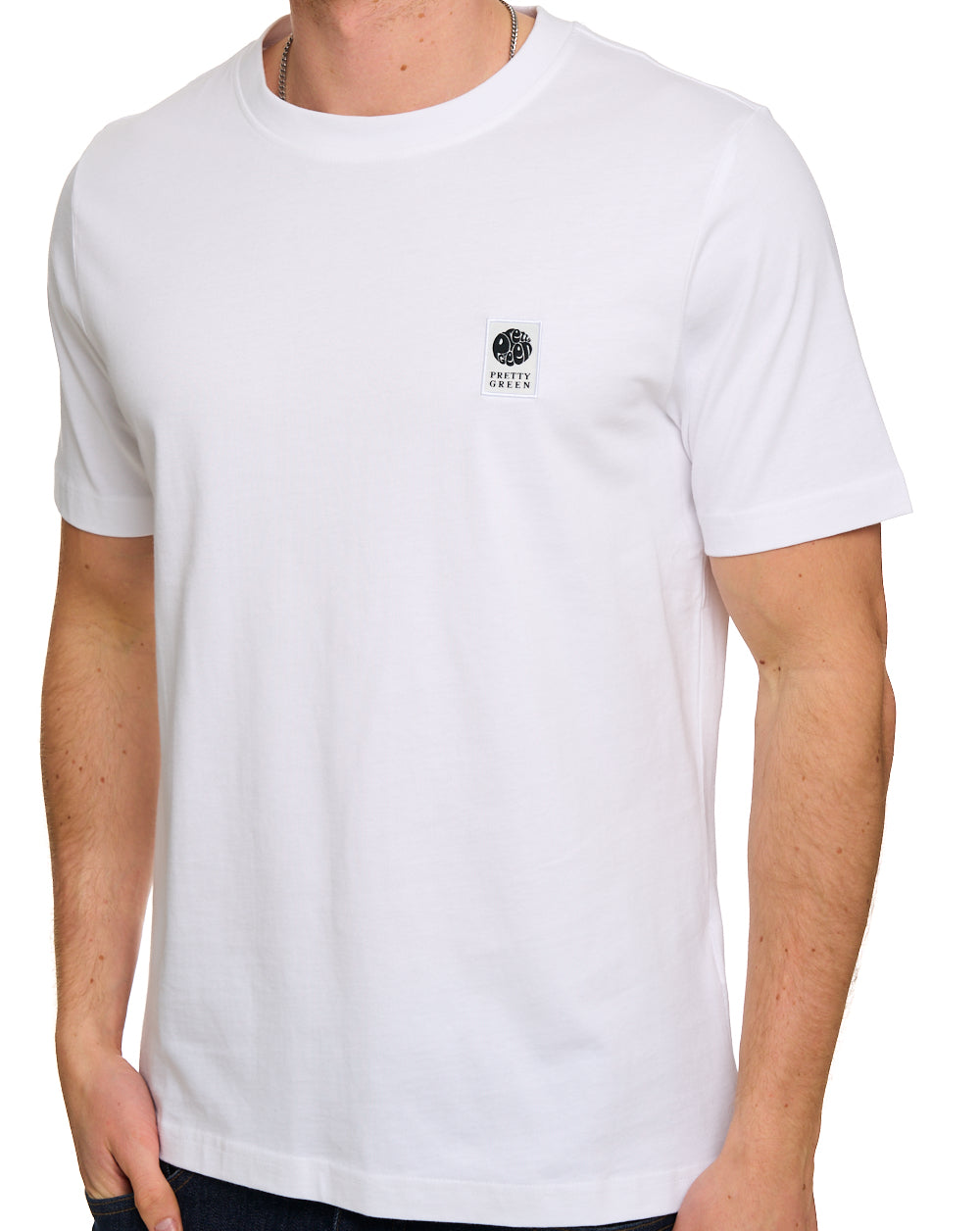 Pretty Green Sinclair T Shirt White