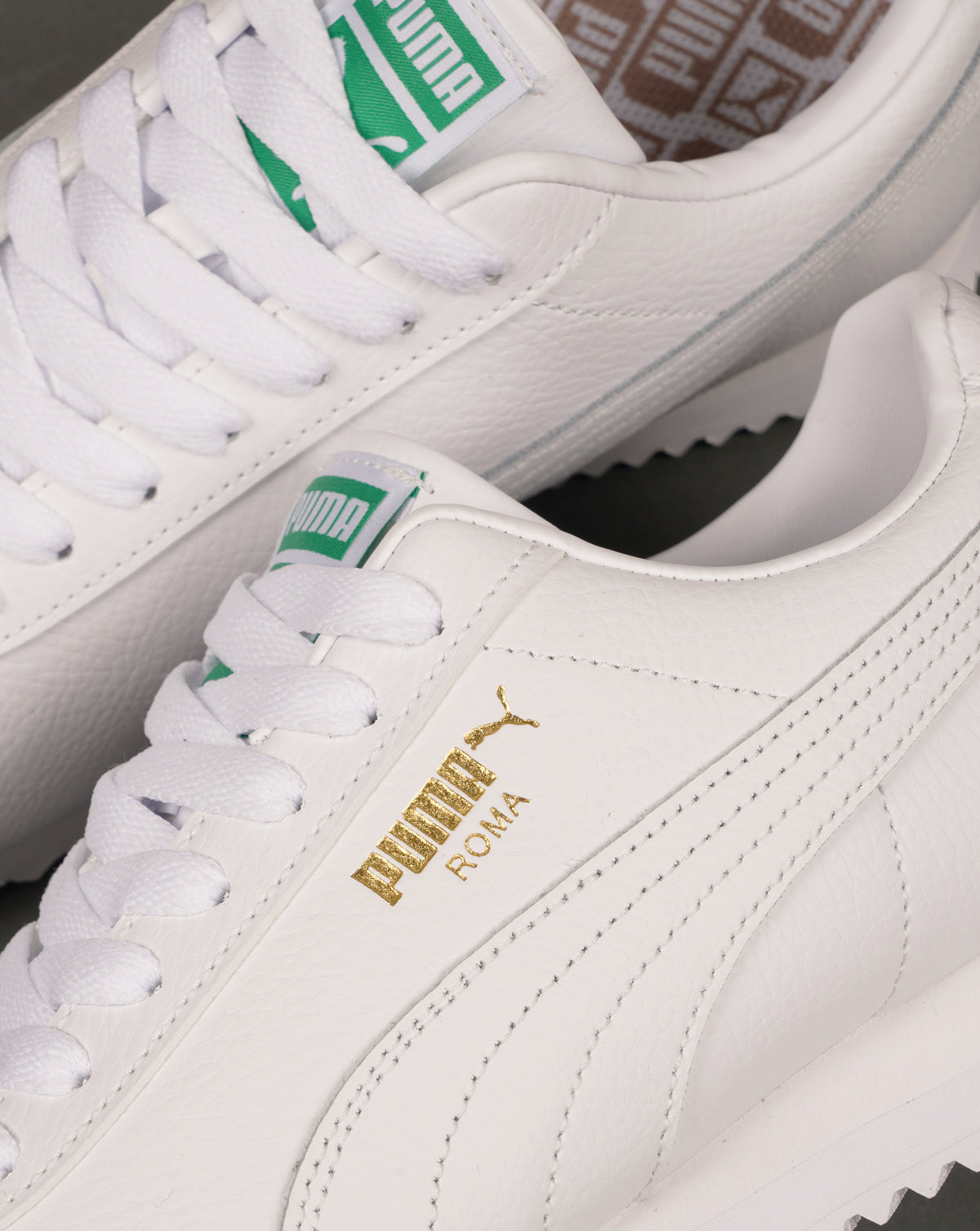 Puma Roma Leather Trainers White