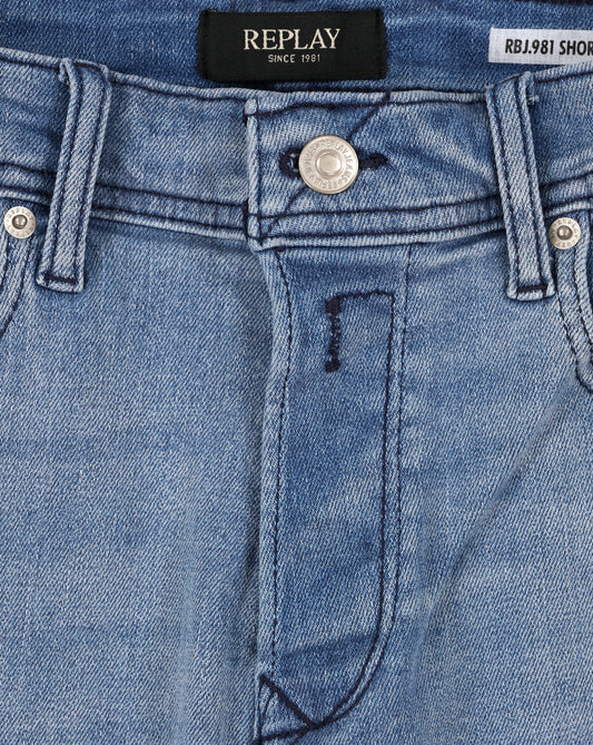 Replay Replay Denim-Shorts Hellblau