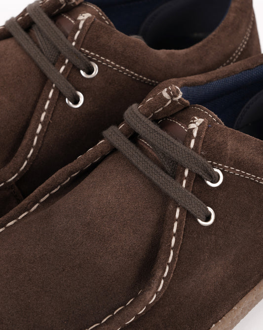 Roamers Roamers Apron Suede Shoes Brown