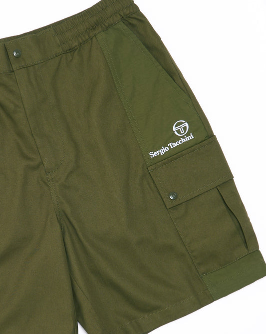 Sergio Tacchini Sergio Tacchini Calisti Cargo Shorts Dark Olive