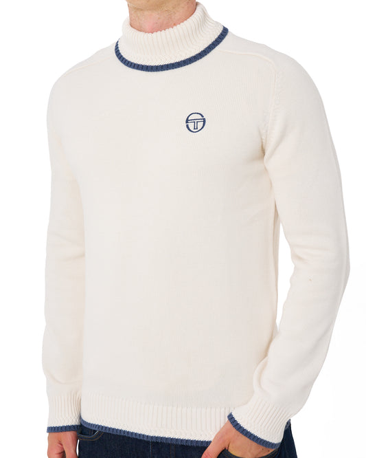 Sergio Tacchini Sergio Tacchini Roll Neck Knit Gardenia