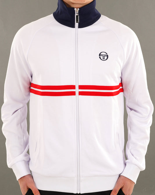 Sergio Tacchini Sergio Tacchini Dallas Trainingsjacke Weiß/Rot/Marineblau