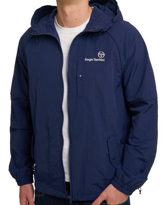Sergio Tacchini Sergio Tacchini Hooded Jacket Navy